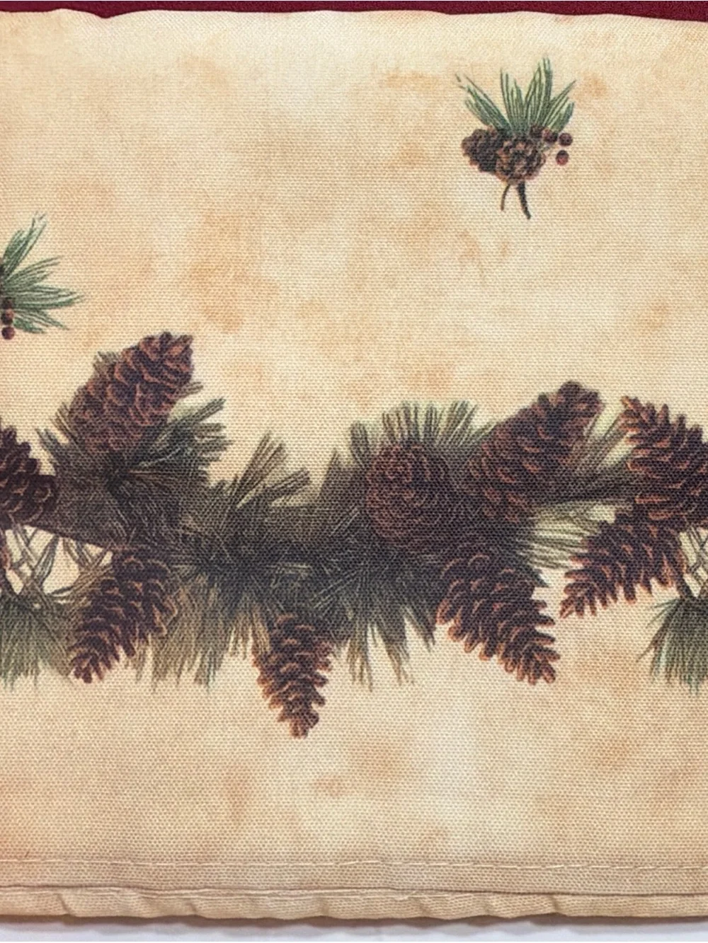 Pinecone Lodge Window Valance 14